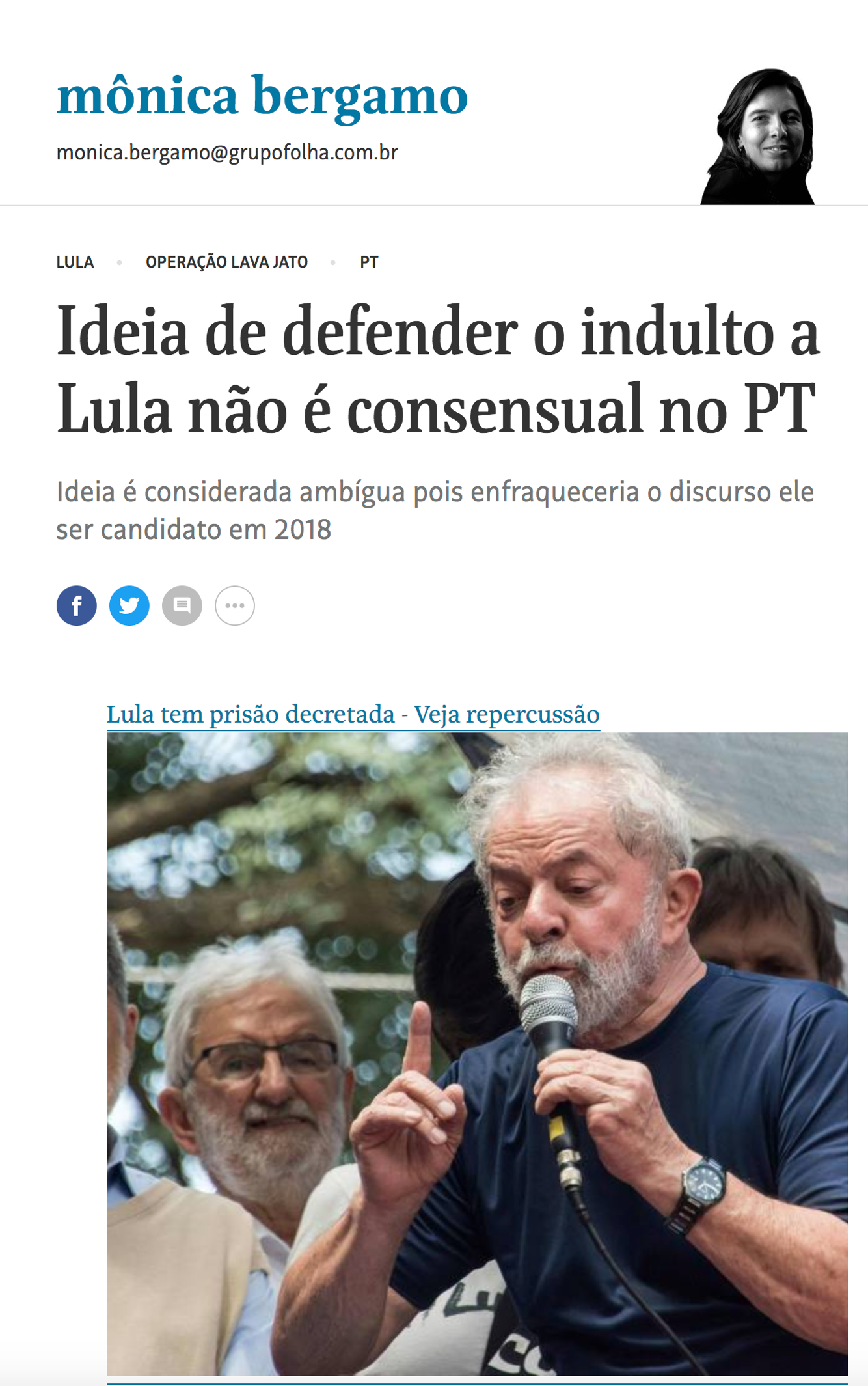 Resultado de imagem para CassaÃ§Ã£o de Lula a todo o galope